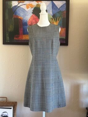 Theory | Helaina Plaid Shift Dress US 6